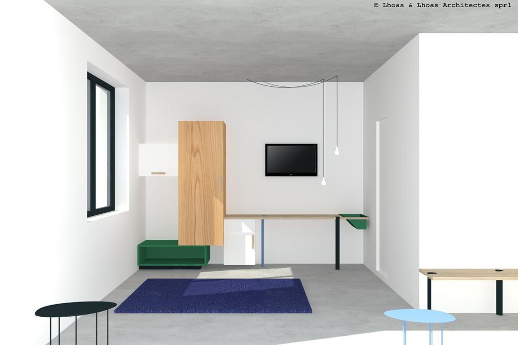 Hotel Belvue Sint-Jans-Molenbeek Habitación foto
